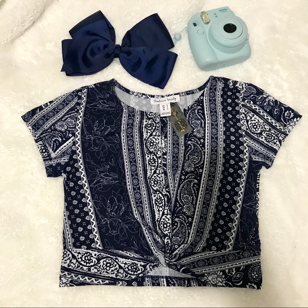🔖NWT Boho Matching Crop Top and Flare Pants - Picture 2 of 5